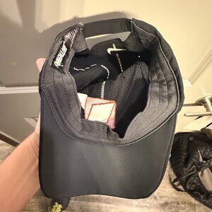 Nike Sphere Dry Baseball Hat Adult Black Strapback Activewear Golf Performance